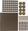 STAYER 125 шт., коричневый, набор: накладки самоклеящиеся на мебельные ножки 40916-H125